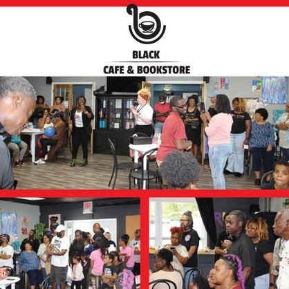 Black Cafe & Bookstore is now open to the public. We are located at 3497 Dr. Martin Luther King