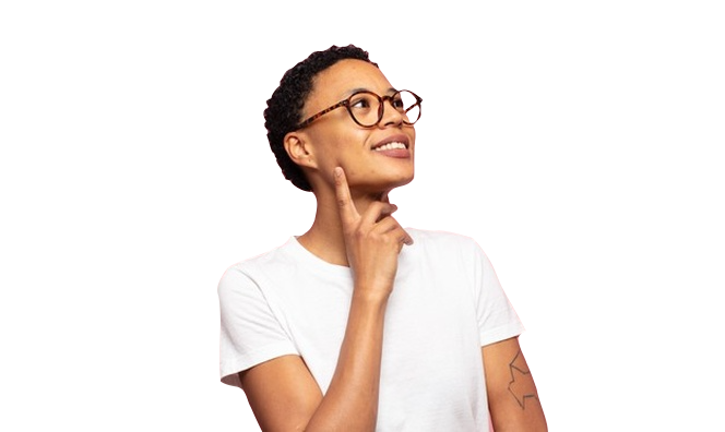 afro-young-black-woman-smiling-happily-daydreaming-doubting-looking-side_1194-153778-1